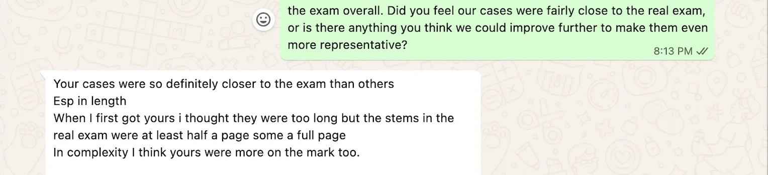 Message from a Fellow Academy candidate