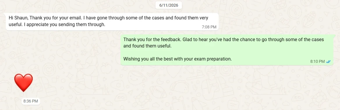 Message from a Fellow Academy candidate