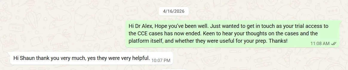 Message from a Fellow Academy candidate