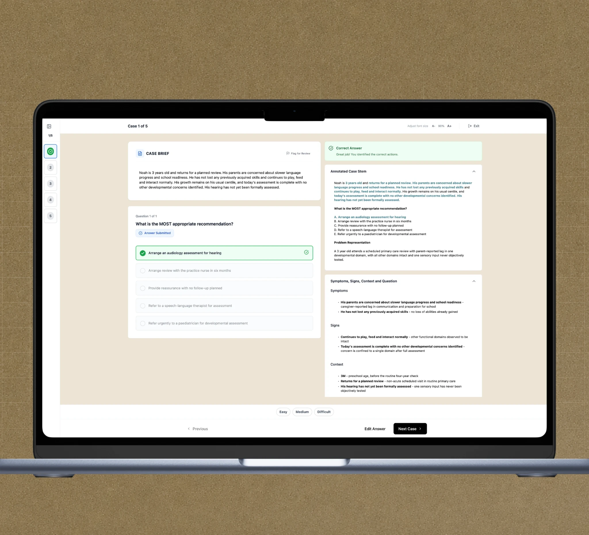 The GPEP MCQ Case Bank on the Fellow Academy platform